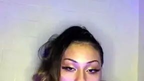 mia, suck that big dildo named big john like it's real!