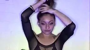 mia, suck that big dildo named big john like it's real!