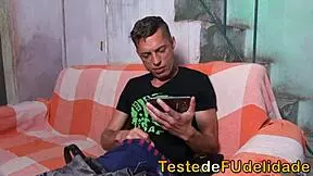 Hot teen gives uncle a blowjob