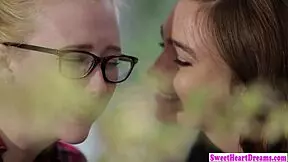 i'm studying with my lesbian gf licking her pussy and fingering her horny body