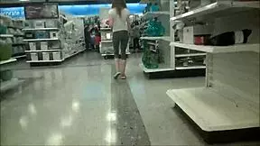 sweet ginger TEASES pussy in grey YOGA outdoors