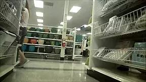 sweet ginger TEASES pussy in grey YOGA outdoors