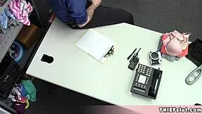 scarlett, the irish redhead teen, stars in this scene