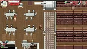 Flashing My Cock to Nerdy Girl in Public Library!