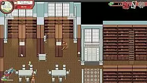 Flashing My Cock to Nerdy Girl in Public Library!