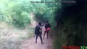 teen ebony pornstar getting fucked by bbw patricia on the roadside with people watching