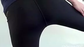 Pregnant Janetta Ditches Workout for Intense Cock Sucking Session to Satisfy Her Cravings. She Kneels and Takes It All!