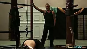 gym babe sucks mature cock in roleplay taboo 😏💪