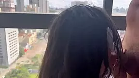 Cuckolding Husband with Stranger in Sao Paulo City Center. Emo Girl Takes Oral and Anal Outdoors.