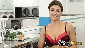 Big butt teen relaxes with monster dick inside her cunt.