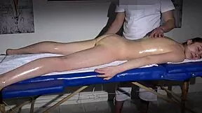 Sexy Babe Denisse Oiled And Naked On Massage Table