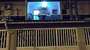 young bride caught having sex with lover on balcony, video leaked