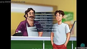 Hot Brunette Teen 18+ Blows Monster Cock in Summertime Saga 36 POV Roleplay