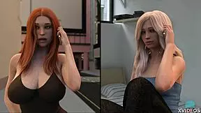 college bound redhead almost caught in roleplay with big tits