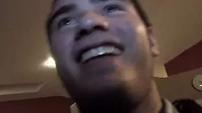 coed lesbians use dildos on pussy at party while everyone watches 😏