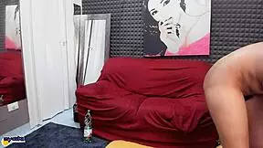 I watch as the teen with big butt masturbates in front of the cam, feeling so excited and stuff