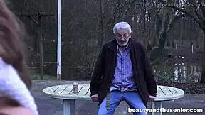 Teen Bunny Trades Blowjobs for Food Outdoors