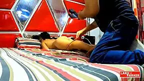 Perla Rica masturbated from ass-up view