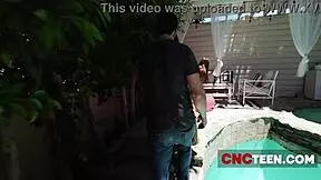 valley girl moves in with sex-positive couple, soon joining their dorm threesome