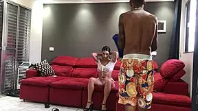 My friend records me eating the tasty young girl