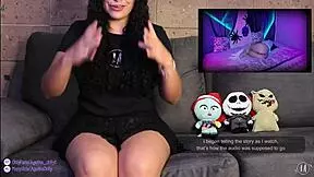 Reaccionando a fantasma erotico - especial halloween 2021 with squirting pussy masturbation