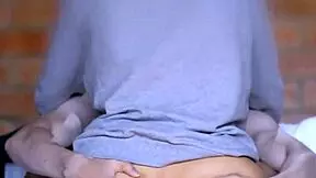 stepsdaughter shyly approaches stepfather with seductive invitation to forbidden exploration