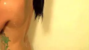 dagfs - hot busty latina showering with big natural tits 💦