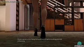 College Bound Tease Gets Monster Cock Assfucking in POV Bound Play