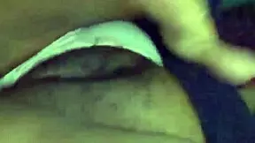 mixed teen girl uses toys on her hairy fat pussy