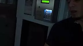 I picked up this tattooed babe with small 18+ tits and roughly fucked her while bound in public.