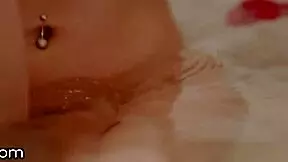 petite blonde, surprise your ebony bf in the bath?