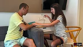 I seduced my student into wild sex with depraved lessons.