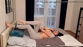 Busty cutie Alexa Black undergoes solo casting examination