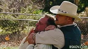 little pornstar gets her tongue all over that outdoor cock