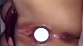 18-year-old curvy girl gets her ass plugged and rides cock like a pro