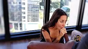 mabe7 freya gives sloppy blowjob to big black cock petite latina