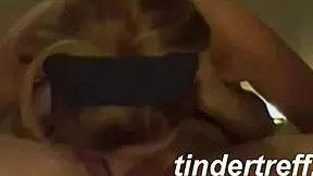 german teen blows sister's boyfriend on tinder date