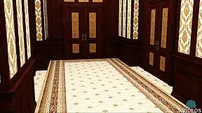 sunshine love wakes up to a blonde milf DOGGYSTYLE FUCKING, CUMSHOT ORGASM BENT OVER IN ROLEPLAY