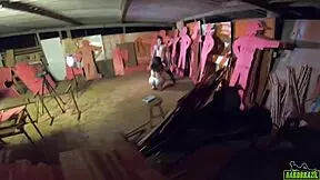 Behind the Scenes: Gabriela Ramos Films with BettohFitness in a Wild Marcenaria Setup!