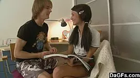 Russian teen's hardcore anal scene