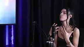 Debora Andrade Uncomfortable In Sheer Red Lingerie Submissive Fetish