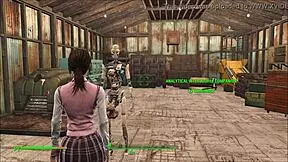 Fallout 4 Elie Takes Big Synth in Wild Anal Action