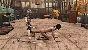Fallout 4 Elie Takes Big Synth in Wild Anal Action