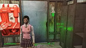 Fallout 4 Elie Takes Big Synth in Wild Anal Action