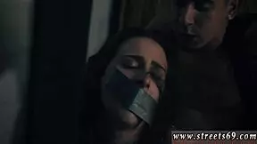 Teen Slave Squirt Left Behind at Hood House Party