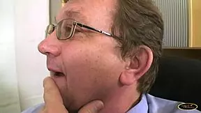 Two Teens Demonstrate Sexual Skills To Get Hired With Blowjob And Cum On Face.