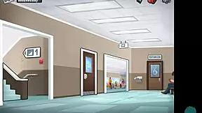 Hot Asian teacher jerks off student