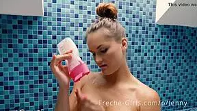 European babe gets fucked in her new room! Anal creampie time 😈