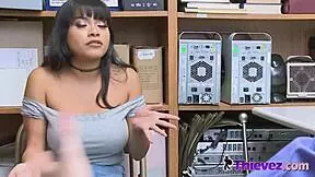 Busty criminal teen 18+ asks 'want to see me suck the guard's big cock?'