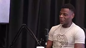 will mastro shines in sheer red lingerie!